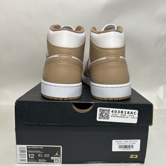 Nike Shoes Air Jordan 1 Mid Retro “Hemp/Tan Gum” 2024 main image 4